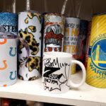 World famous Z-Rock "Doodle" mug customized by Tim Buc Moore at Fresh Twisted Cafe in Chico California for Wake the Buc Up on 106.7 Z-Rock February 17th 2022