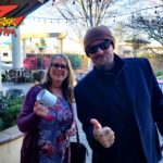 Tim Buc Moore with a loyal Buc Head at Bidwell Perk in Chico California for Wake the Buc Up on 106.7 Z-Rock February 24th 2022