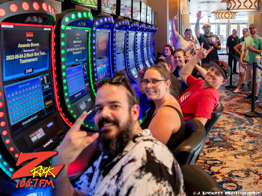 Tim Buc Moore's team preparing to go for 106.7 Z-Rock's End of Summer pre-party slots tournament at Rolling Hills Casino Resort in Corning California Sunday September 4th 2022