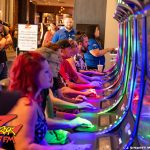 Tim Buc Moore cheers on his team at 106.7 Z-Rock's End of Summer pre-party slots tournament at Rolling Hills Casino Resort in Corning California Sunday September 4th 2022