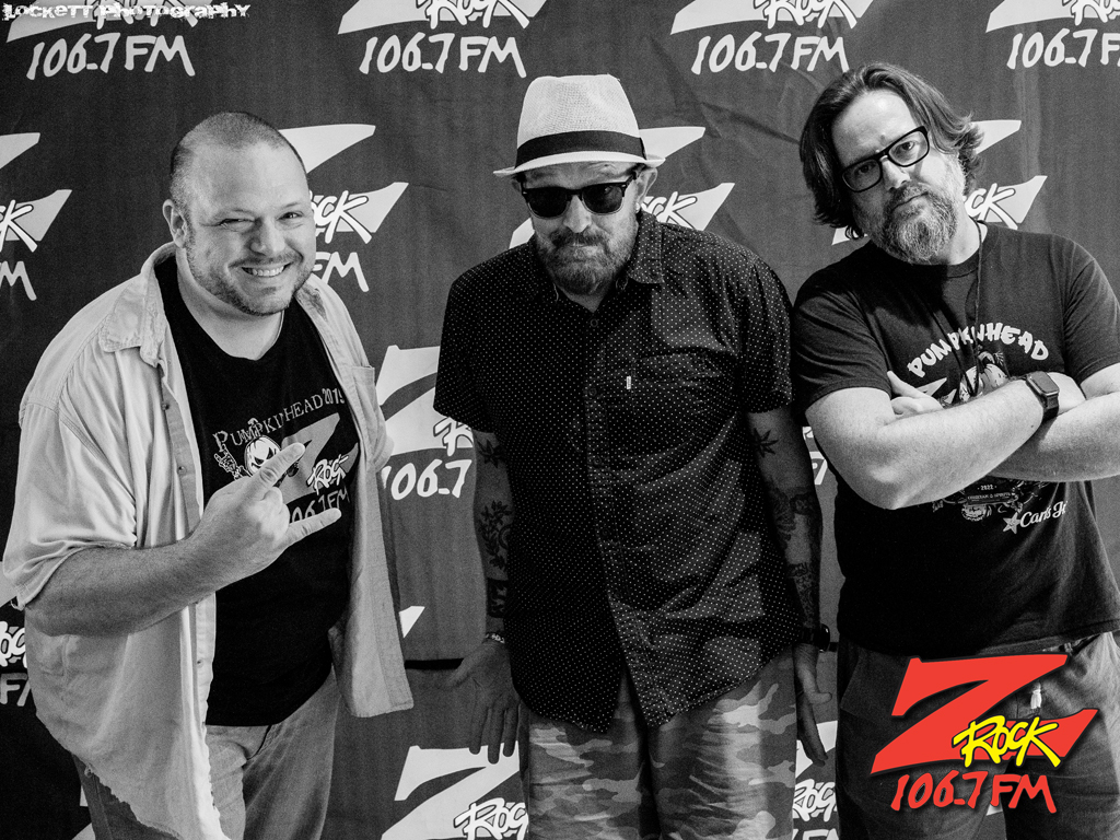 Boris, Tim Buc Moore, & Matthew pose post 106.7 Z-Rock's End of Summer pre-party slots tournament at Rolling Hills Casino Resort in Corning California on Sunday September 4th 2022