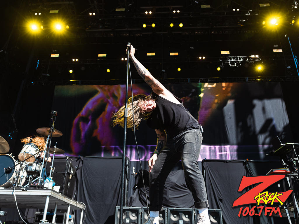 106.7 Z-Rock at Aftershock 2022 in Sacramento California October 9th 2022 with Underoath