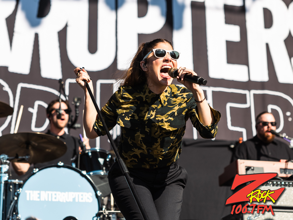 106.7 Z-Rock at Aftershock 2022 in Sacramento California October 9th 2022 with the Interrupters