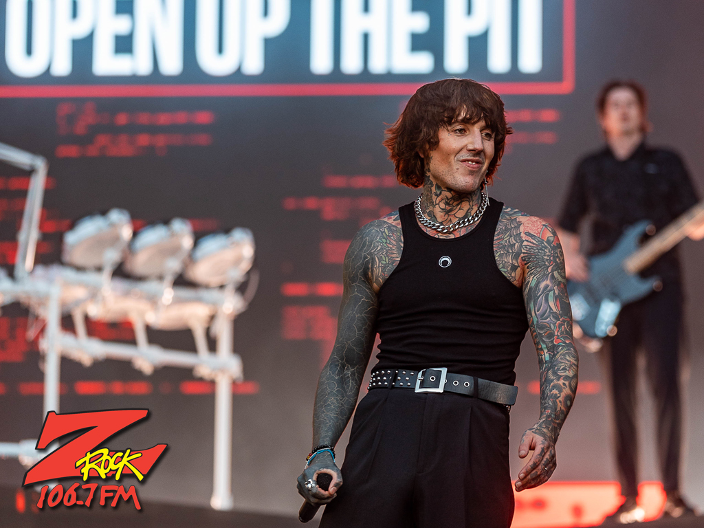 106.7 Z-Rock at Aftershock 2022 in Sacramento California October 9th 2022 with Bring Me the Horizon