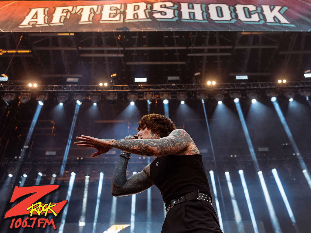 106.7 Z-Rock at Aftershock 2022 in Sacramento California October 9th 2022 with Bring Me the Horizon